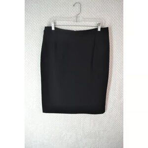 Calvin Klein Women's 10 Black Split Pencil Skirt